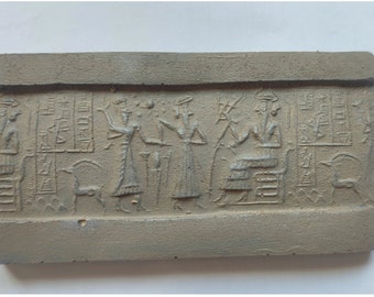 メソポタミア文明 円筒印章 礼拝図 古代文明 神話 楔形文字 バビロン 1430 メソポタミア文明 円筒印章 礼拝図 古代文明 神話 楔形文字
