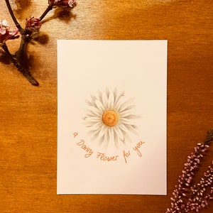 Postal - Uma Flor Margarida para você