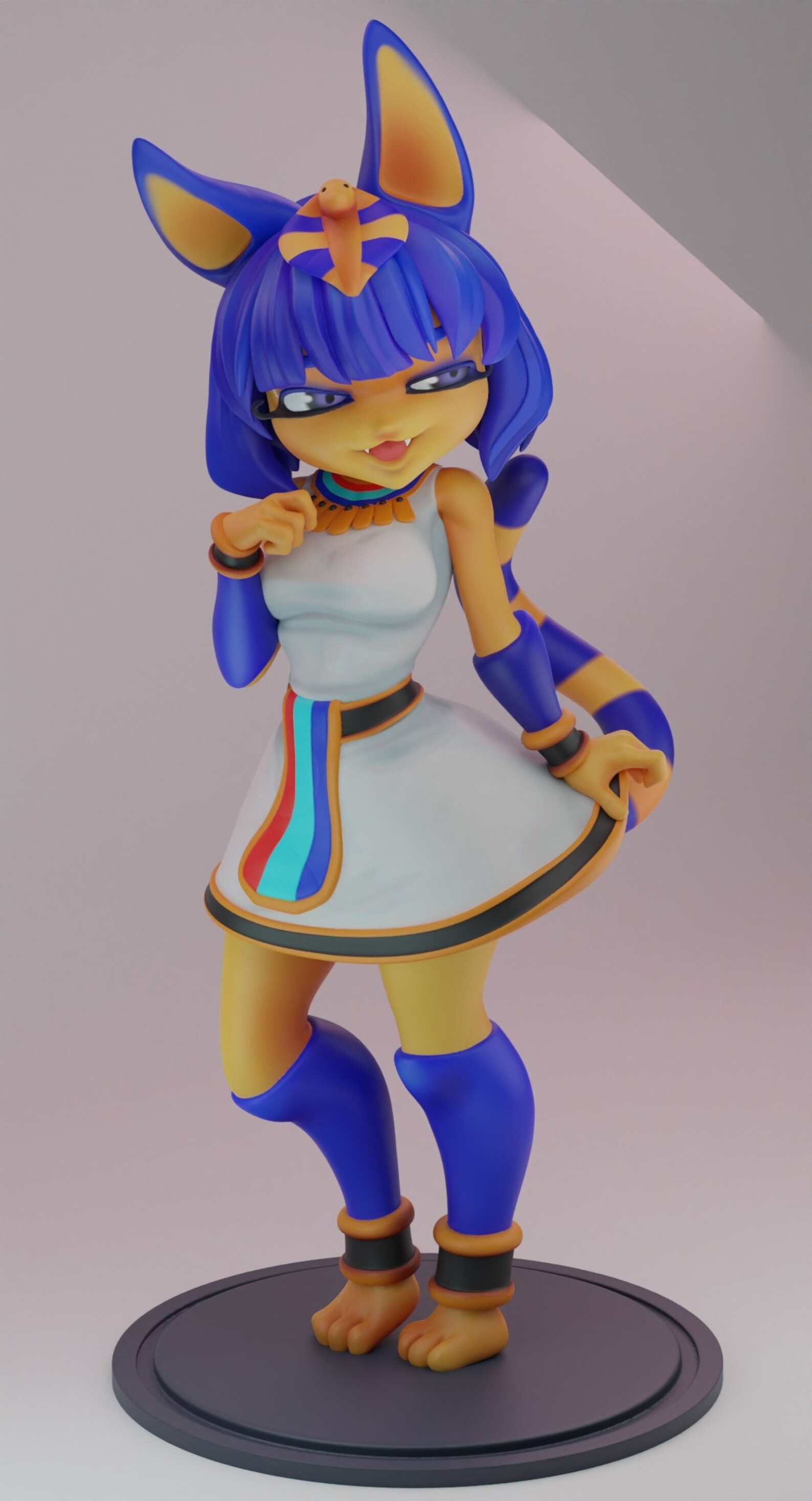 Mesugaki Ankha Animal Crossing Resin 3D Printing Etsy