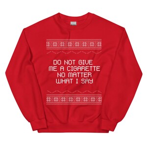 cigarette sweater Fridge Pack Crewneck tone Cigarette embroidery Ribbed cuffs and hem Regular fit Measurements for size L Cartoon Smoking Cat Knitted Sweater