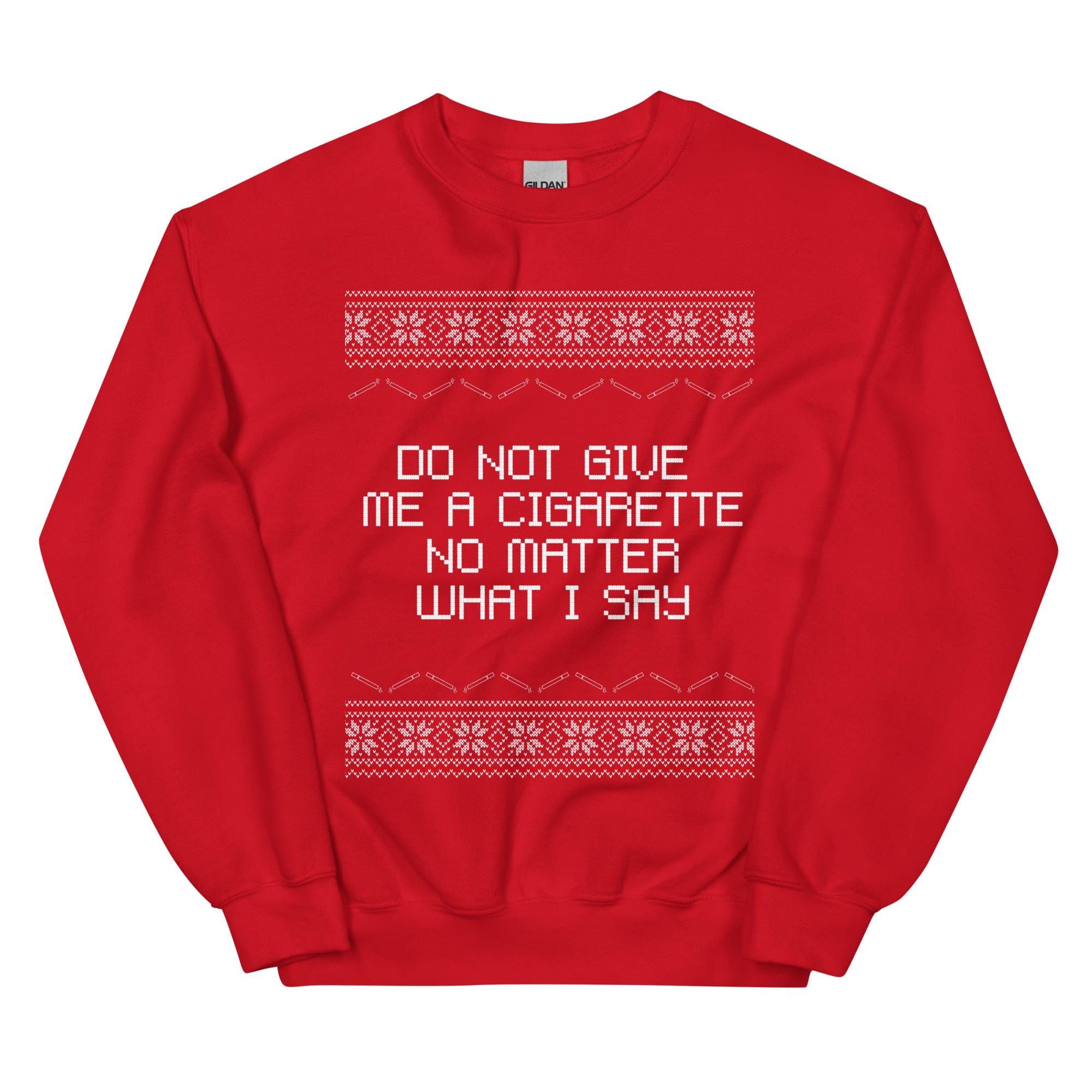 camel cigarettes christmas sweater Cigarette Sweater