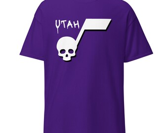 Utah Jazz Skull Note Unisex classic tee
