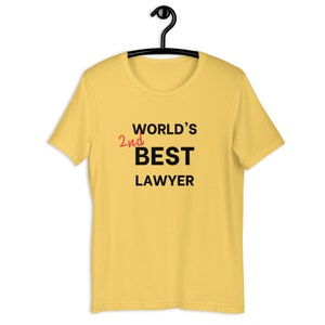 Weltweit 2nd Best Lawyer Better Call Saul Goodman Jimmy McGill Unisex T-Shirt