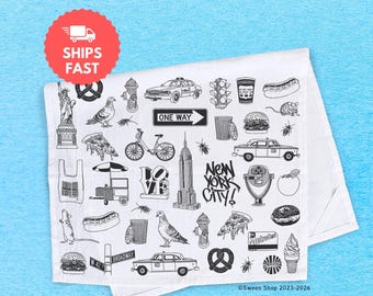 NYC Cotton Tea Towel Kitchen Gift