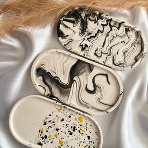 Jesmonite Trays | Jewellery Trays | Candle Trays | Decorative Trays | Coasters | Terrazzo trays | Marble trays | Home decor | Gift ideas