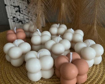Mini Bubble Aesthetic Decorative Soy Wax Candle | Home Decor | Gift Idea Handmade | Wedding Birthday gift
