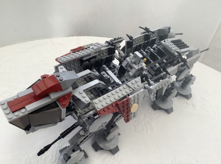 Echte LEGO Star Wars Republic Dropship met AT OT Walker 10195
