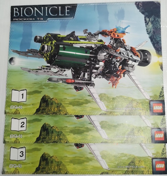 Lego Bionicle - Battle Vehicles - Rockoh T3 - 8941 - Etsy