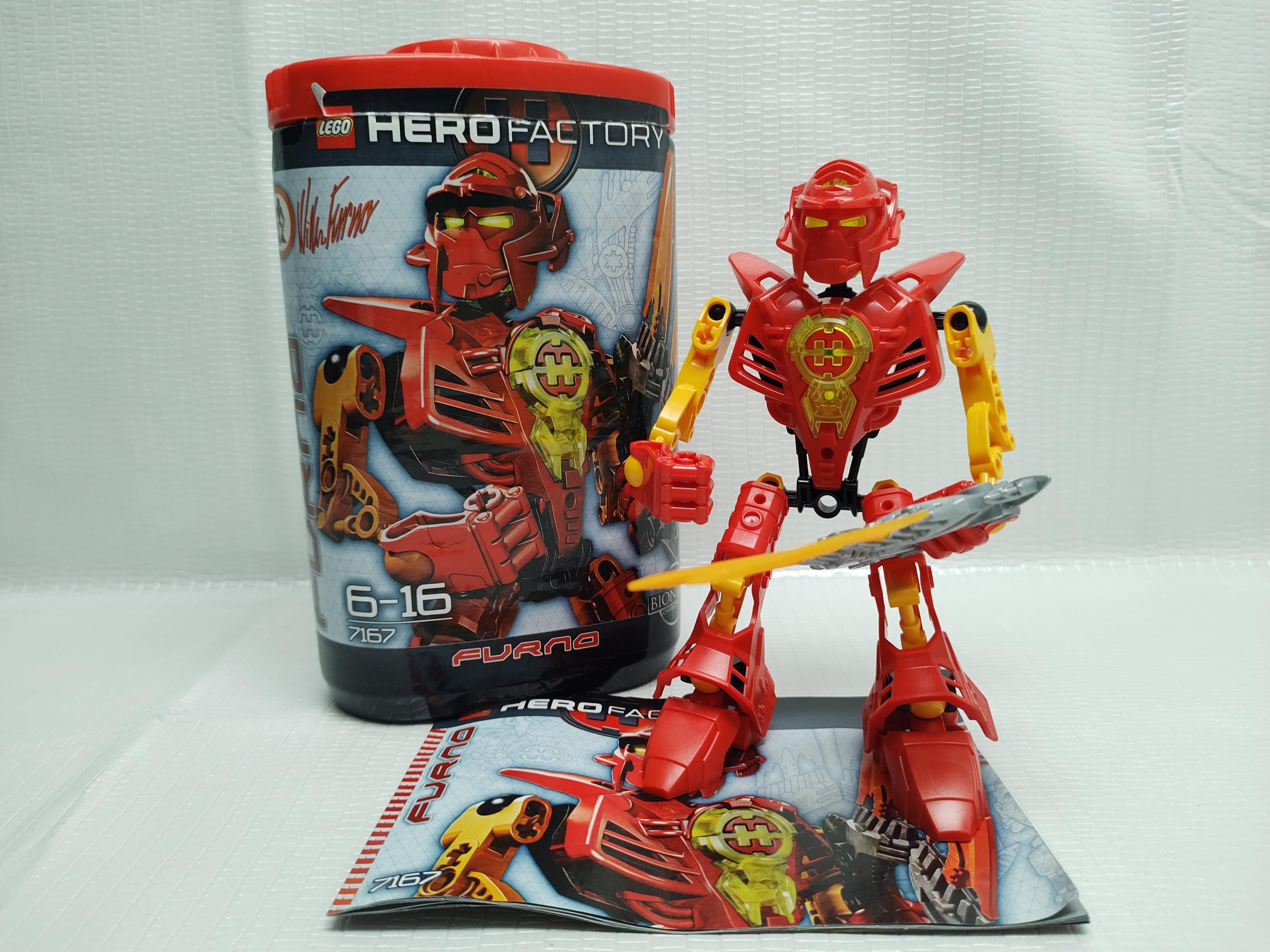 Factory Breakout Lego Hero Factory William Furno 6293 Furno