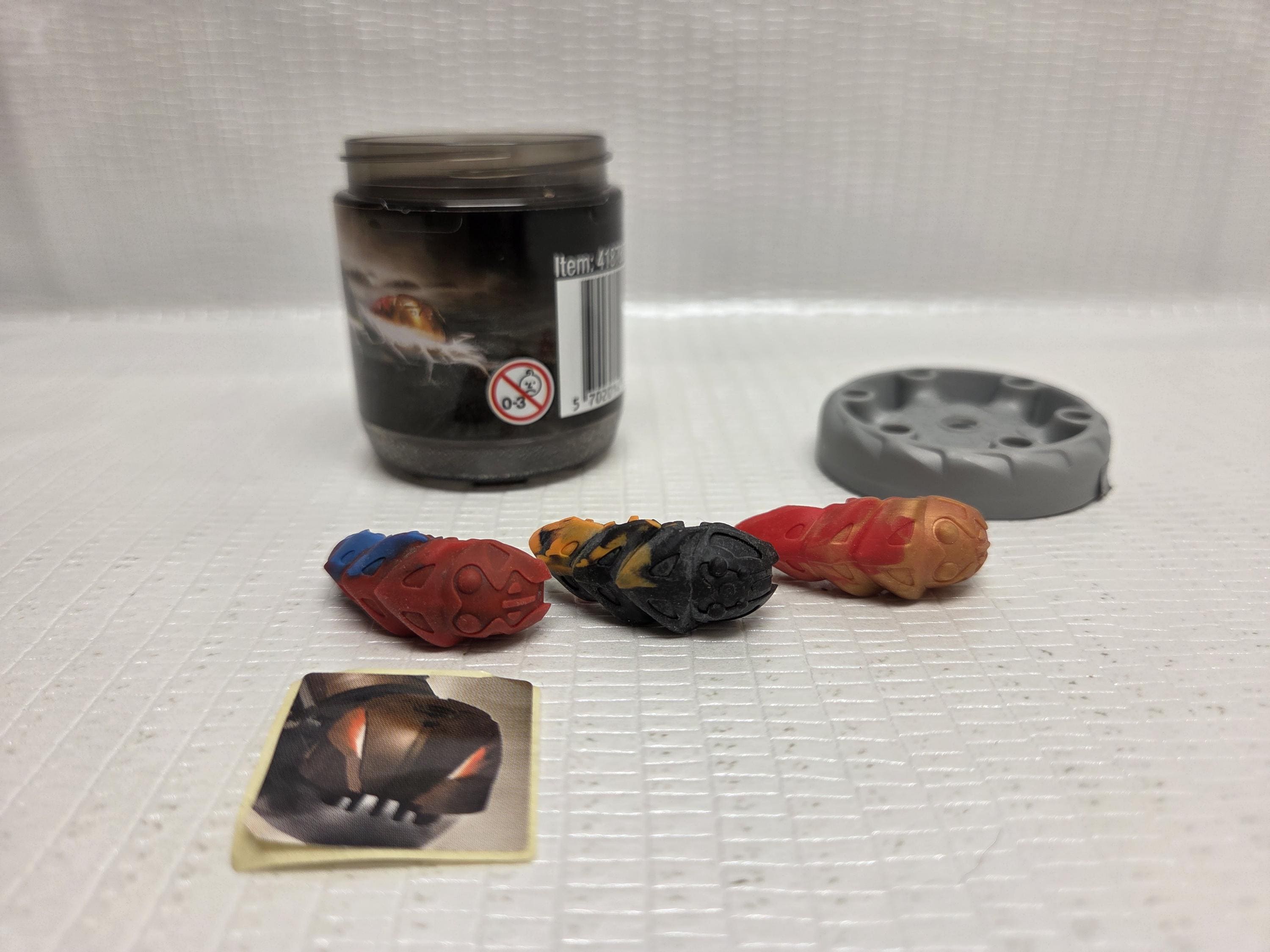 Lego Bionicle - Canister With Kraata and Sticker - 8580 - Etsy