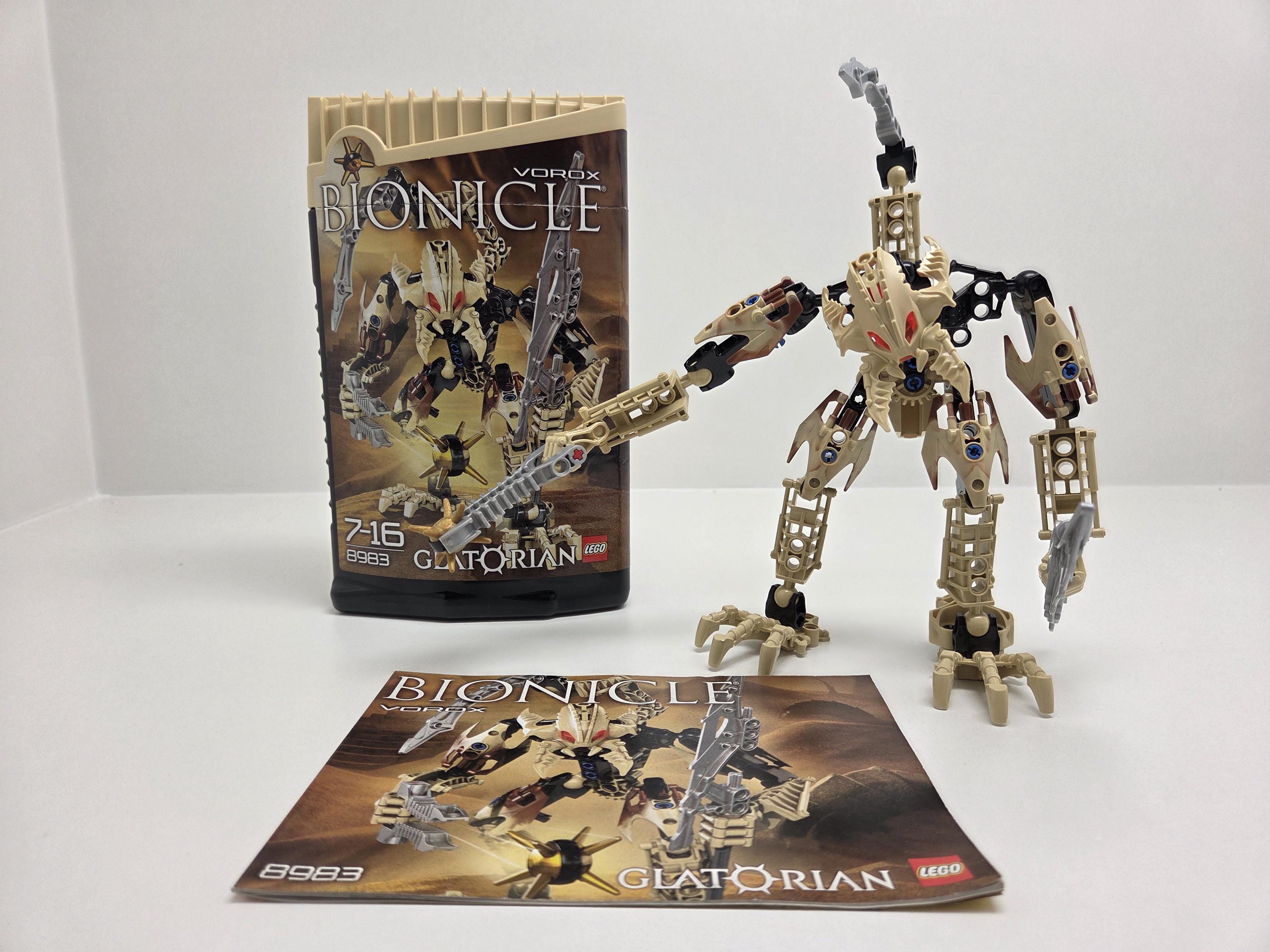 Lego Bionicle - Glatorian - Vorox 8983 - Etsy