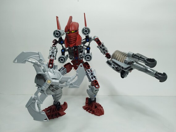 Lego Bionicle Toa Tahu 8689 Etsy Australia