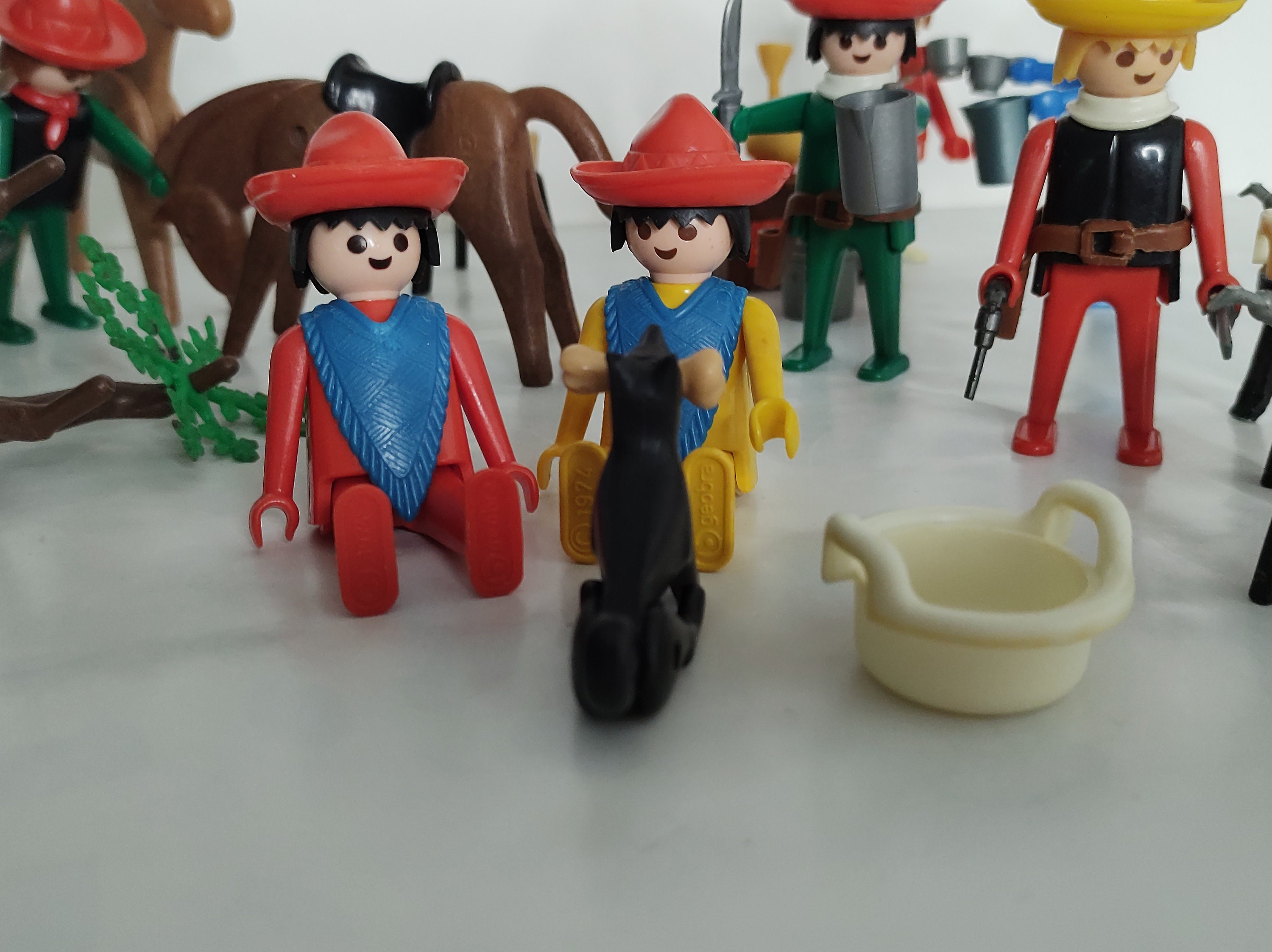 Boîte Playmobil System Fort Union 3420 - Vintage Cowboys - Excellent état