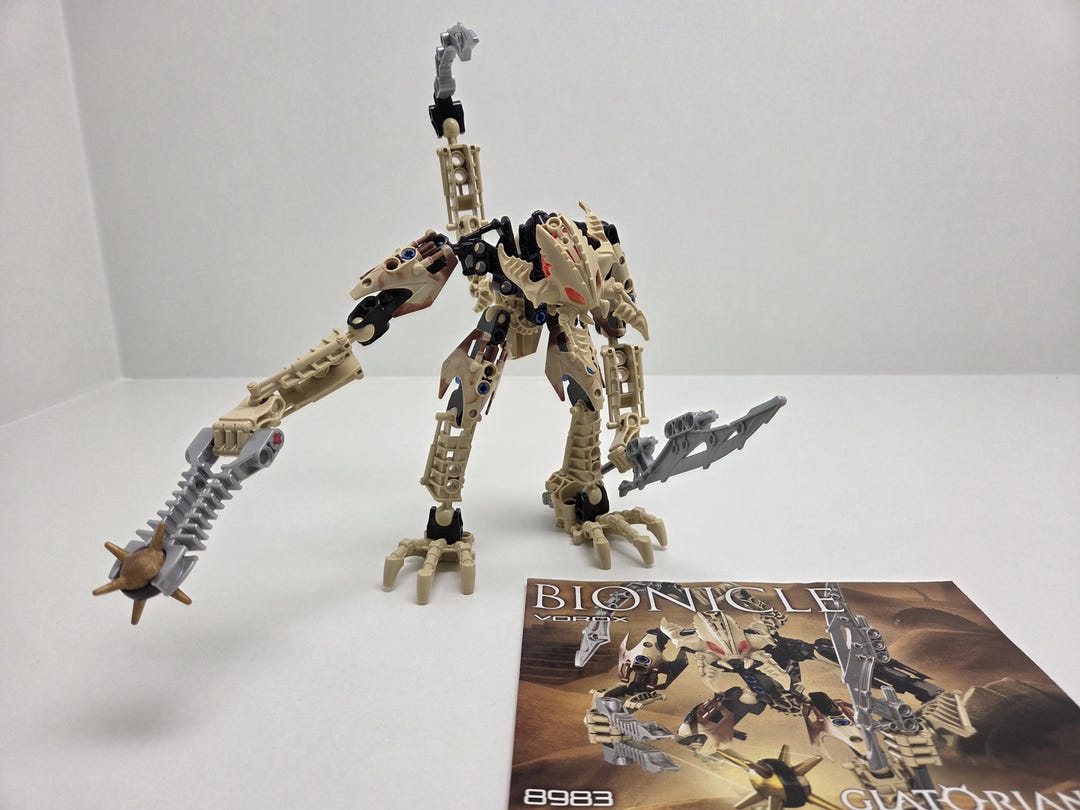 Lego Bionicle - Glatorian - Vorox 8983 - Etsy