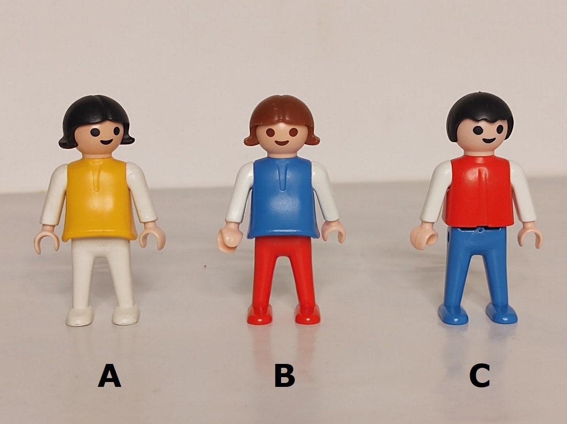 多彩なフィギュアと小物セット　geobra playmobile Vintage Playmobil Geobra Figurines Set of 5/80'-90s Geobra