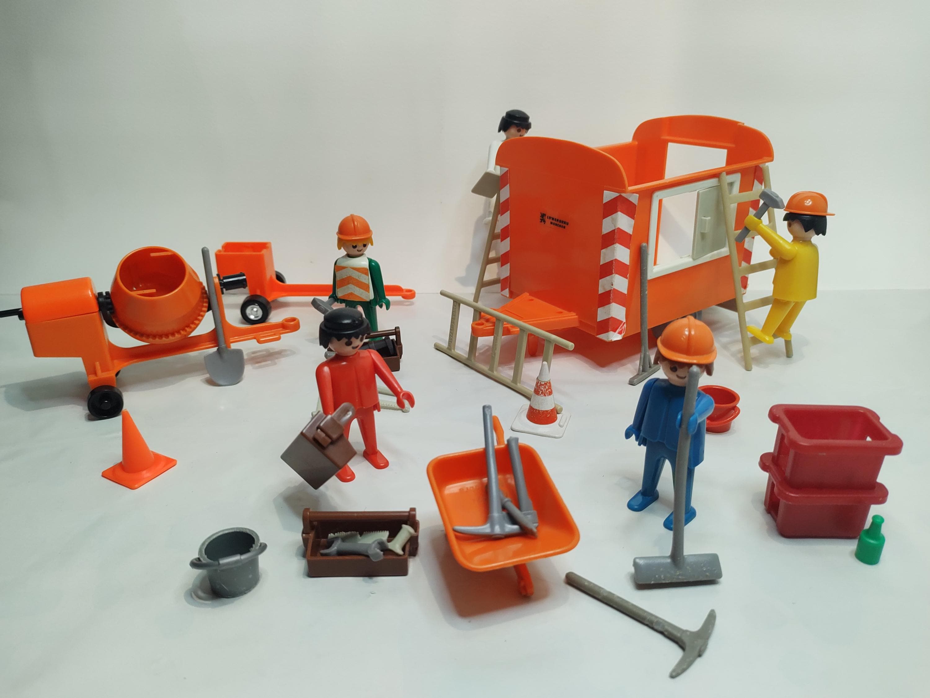 Palette Clark Playmobil Vintage - Travaux Publics - Occasion Pour Collection Ou Jeu