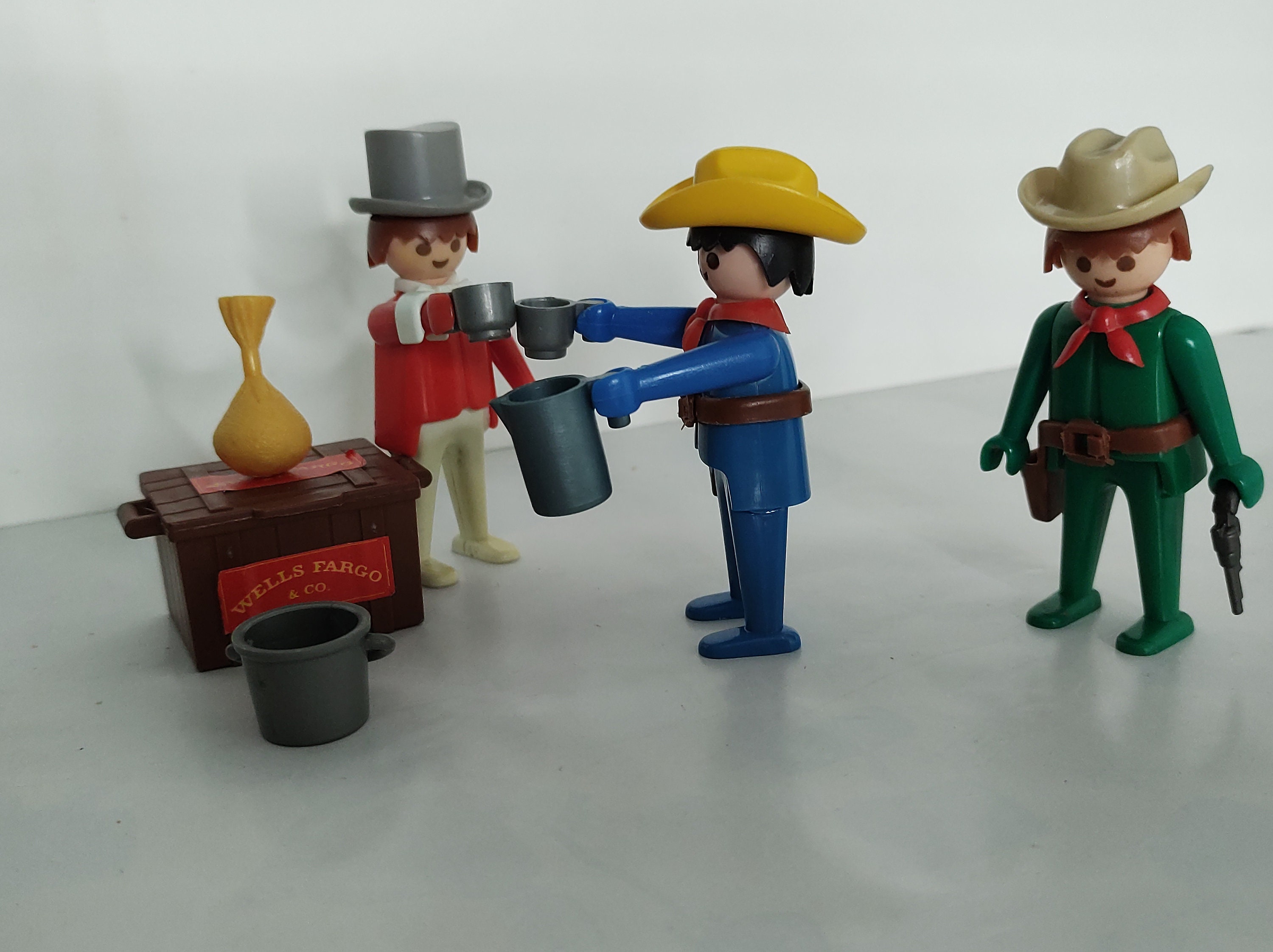 PLAYMOBIL FORT UNION Panneau Nom Western 3420 Old West 1976 Geobra EUR