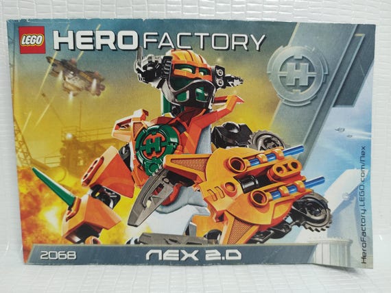 Lego Hero Factory - Nex 2.0 - 2068 - Etsy Canada