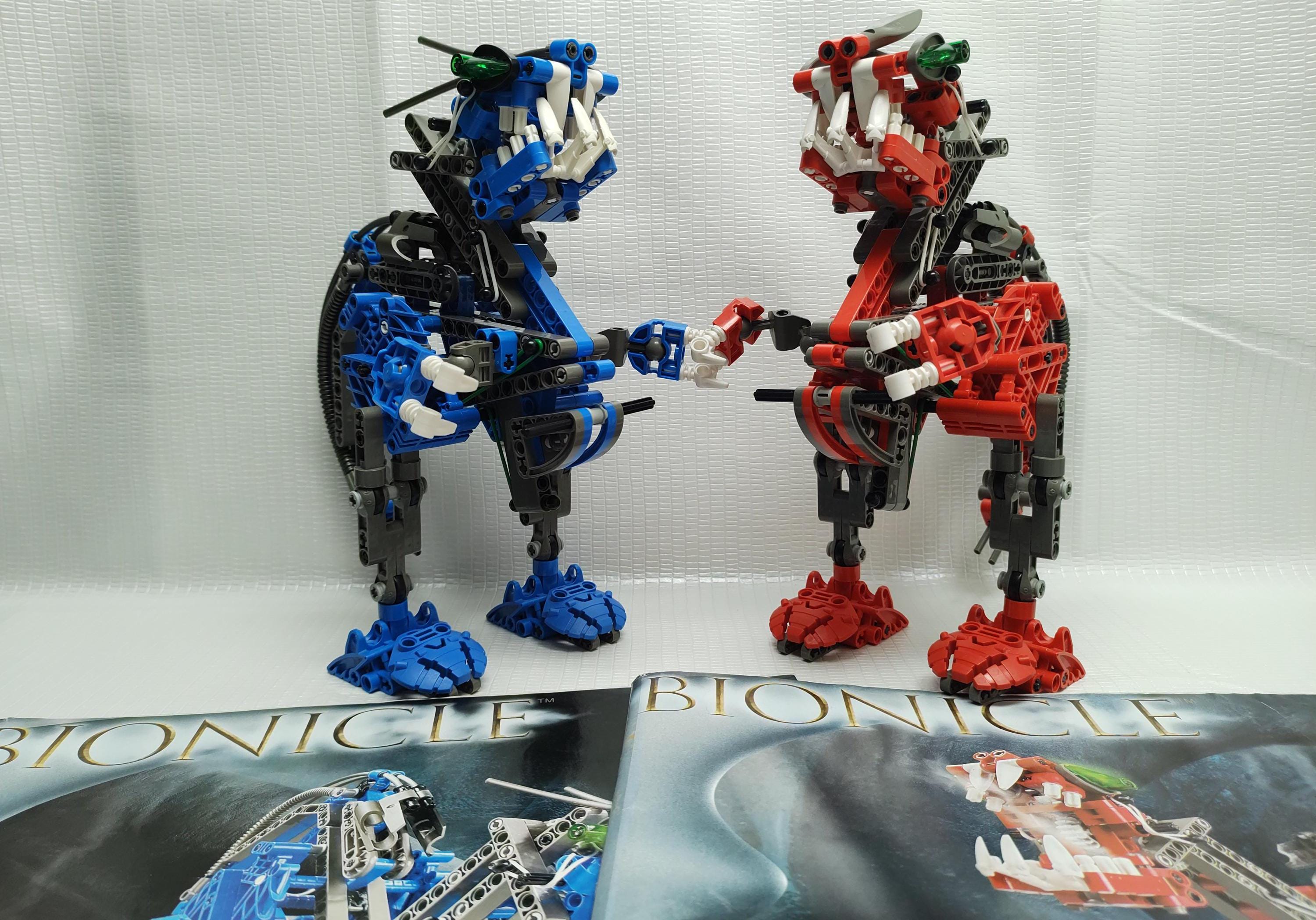 8558 - Lego Bionicle - Cahdok & Gahdok - Etsy