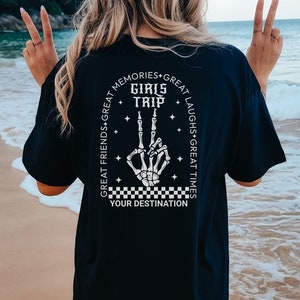Friends Trip 2024 Shirt, Girls Trip Shirt, Custom Matching Graphic Shirts, Best Friend Gift, Besties Travel Shirt, Friends Vacation Shirt