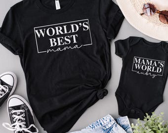 Mommy and me outfit, matching mother daughter outfit, mommy and me shirt, Mother's Day gift, mama and me matching shirts, Mama and mini tees