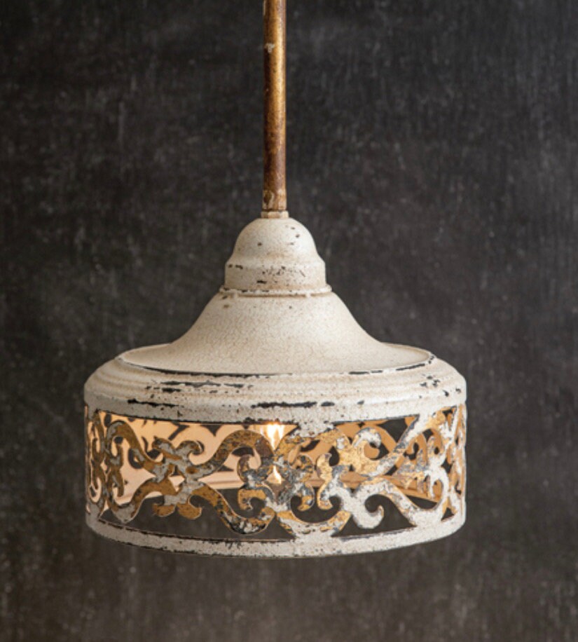 Distressed 2024 pendant light