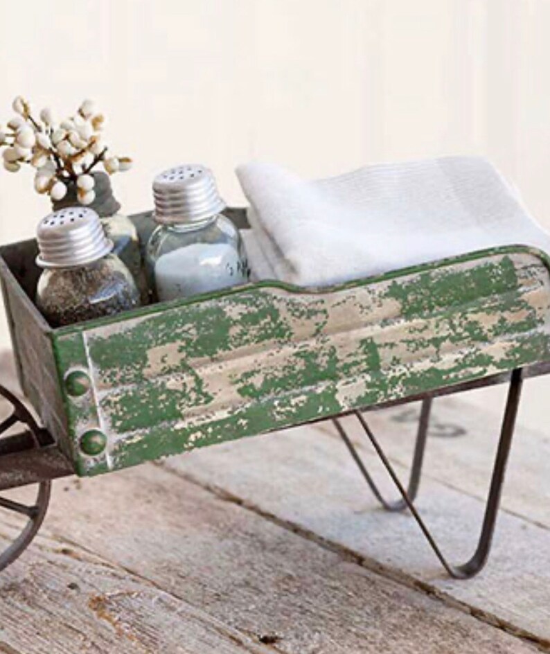 Distressed Wheelbarrow Tabletop Caddy or Planter Etsy