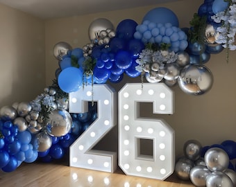 Marquee Numbers, light up numbers, large marquee light up letters, Big Letter, Wedding Marquee Light, Birthday Party decor, wedding decor
