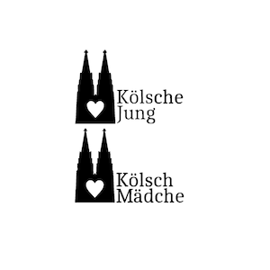 Plotterdatei "Kölsch Mädche" und "Kölsche Jung" SVG und PNG Datei