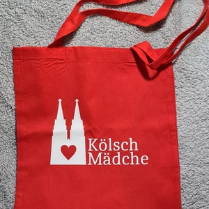 Kölsch Mädche / Kölsche Jung  | Personalisierbar | Jutetasche | Baumwollbeutel | Baumwolle | Dom | köln