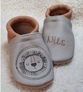 Crawling shoes Leather slippers House search Animal Doodle various animals product logo