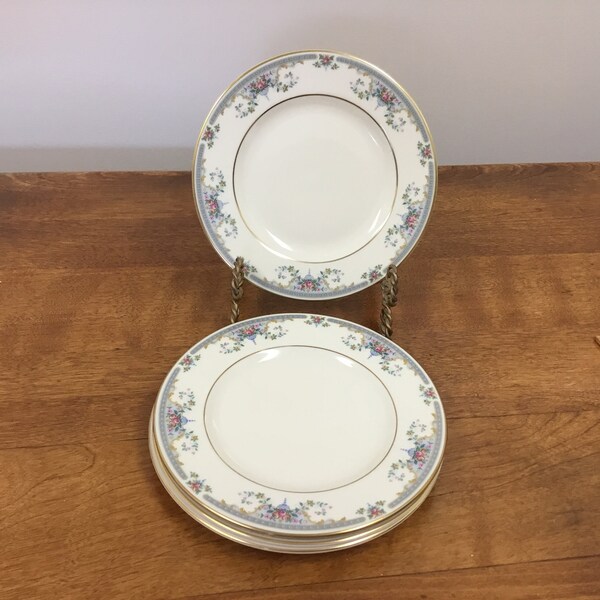 Lot of 4 Bread Plates in The Romance Collection Juliet, Royal Doulton England