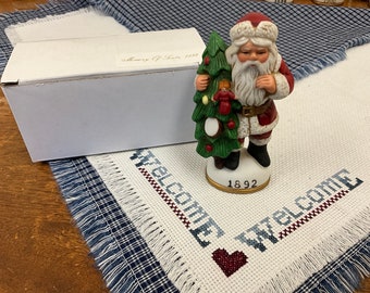 Lenox 1892 Memories of Santa figurine with Original Box. Celebrating General Electic-lights!