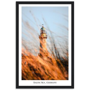 Baltic Sea, Germany - Poster with wooden frame
