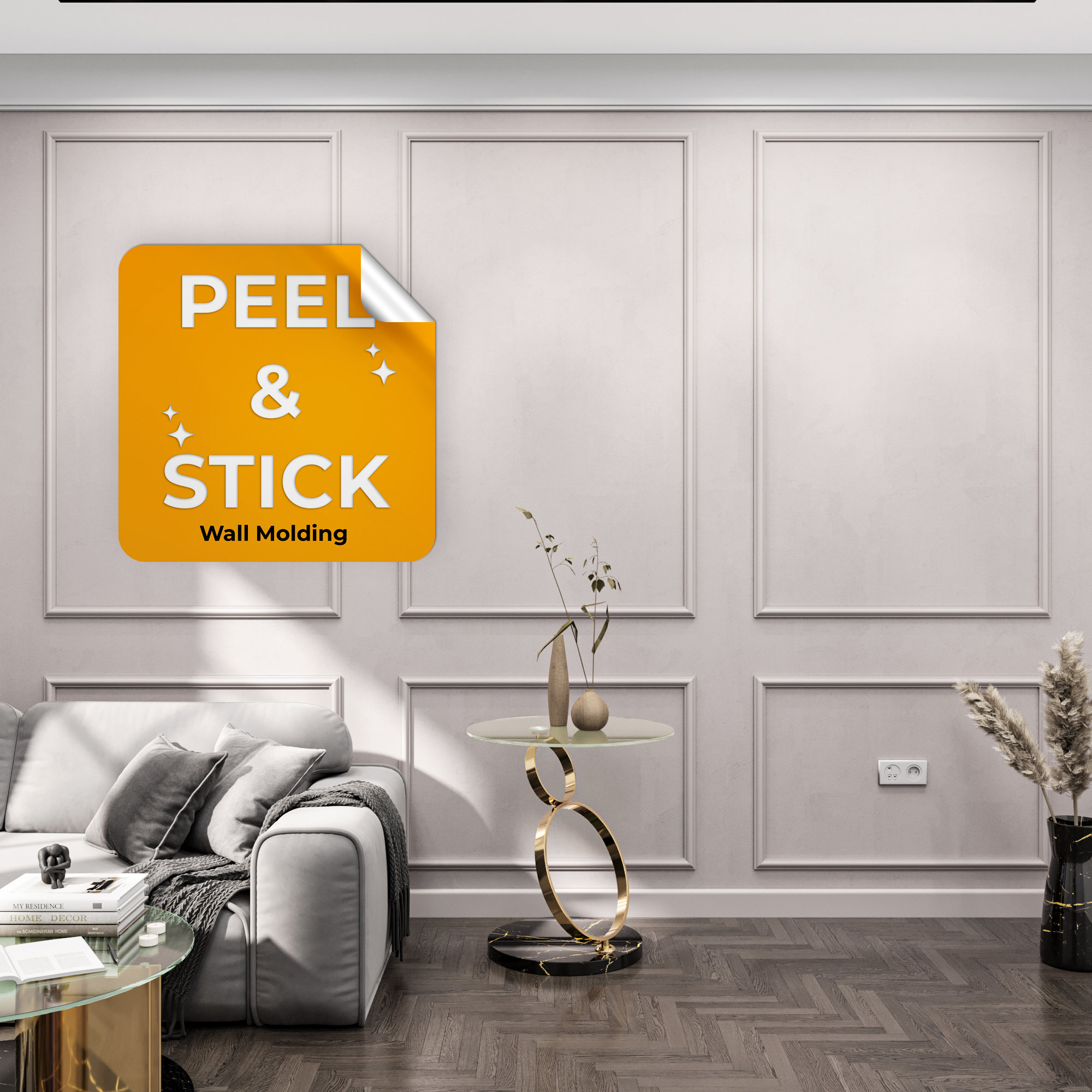 Peel and Stick Wall Molding 
