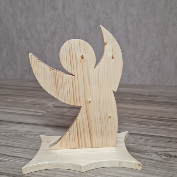 Kleiner Engel Little Angel Holzdekoration Wooddecoration Geschenk Gift Dekoration für die Wohnung Decoration for inside Engel Angel