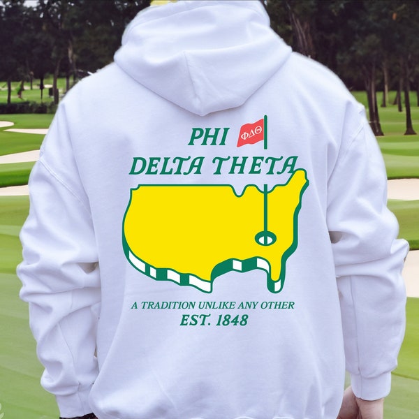 Phi Delta Theta Fraternity College Golf Comfy Soft Crewneck Sweatshirt | Golf Inspired Phi Delt Fraternity Greek Life Sweatshirt Gift