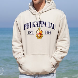 Phi Kappa Tau Fraternity College Comfy Soft Crewneck Sweatshirt | Phi Tau Fraternity Greek Life Sweatshirt Gift
