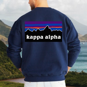 Kappa Alpha Order Fraternity Crewneck Sweatshirt | Outdoors Inspired Kappa Alpha Fraternity Sweatshirt | Soft Comfy Fraternity Sweatshirt