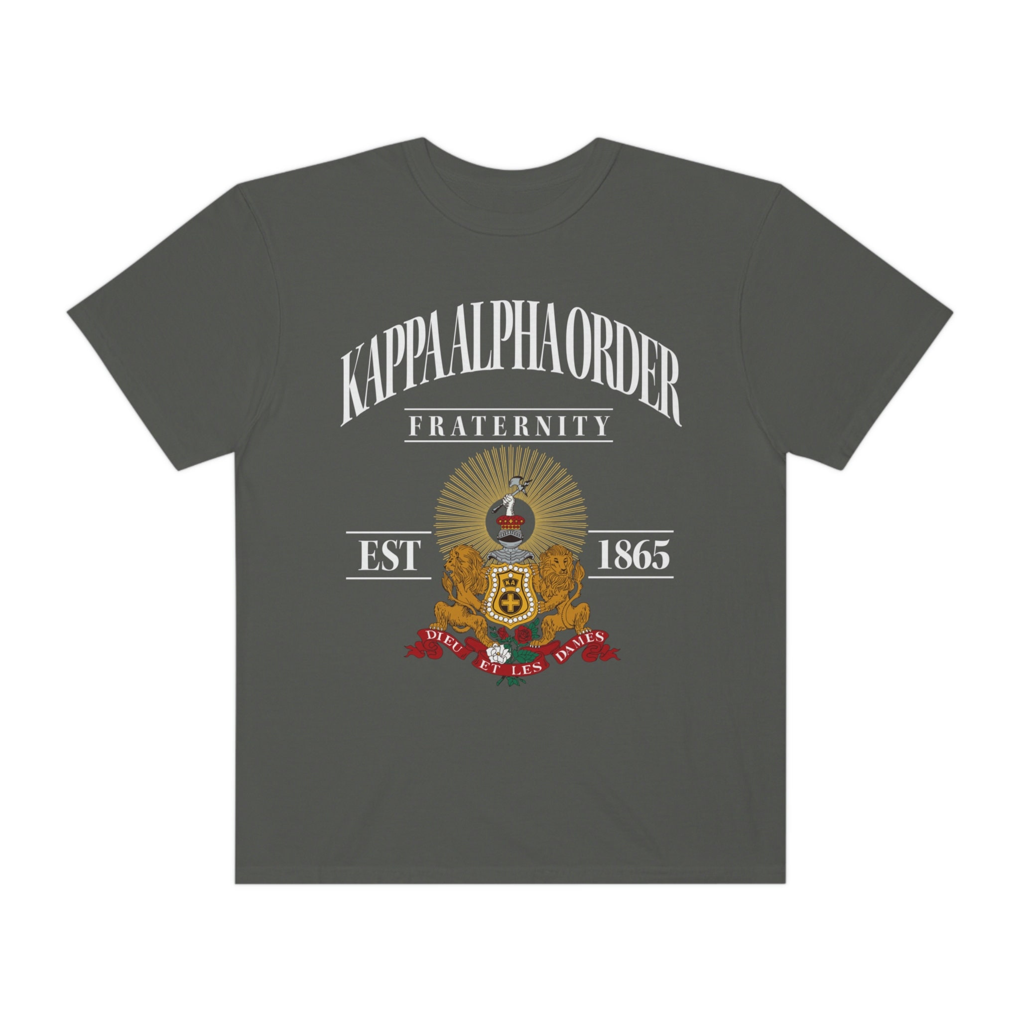 Kappa Alpha Order Fraternity College Comfy Soft Heavyweight Quality T shirt Kappa Alpha Fraternity Greek Life Comfort Colors T shirt Gift Etsy Australia