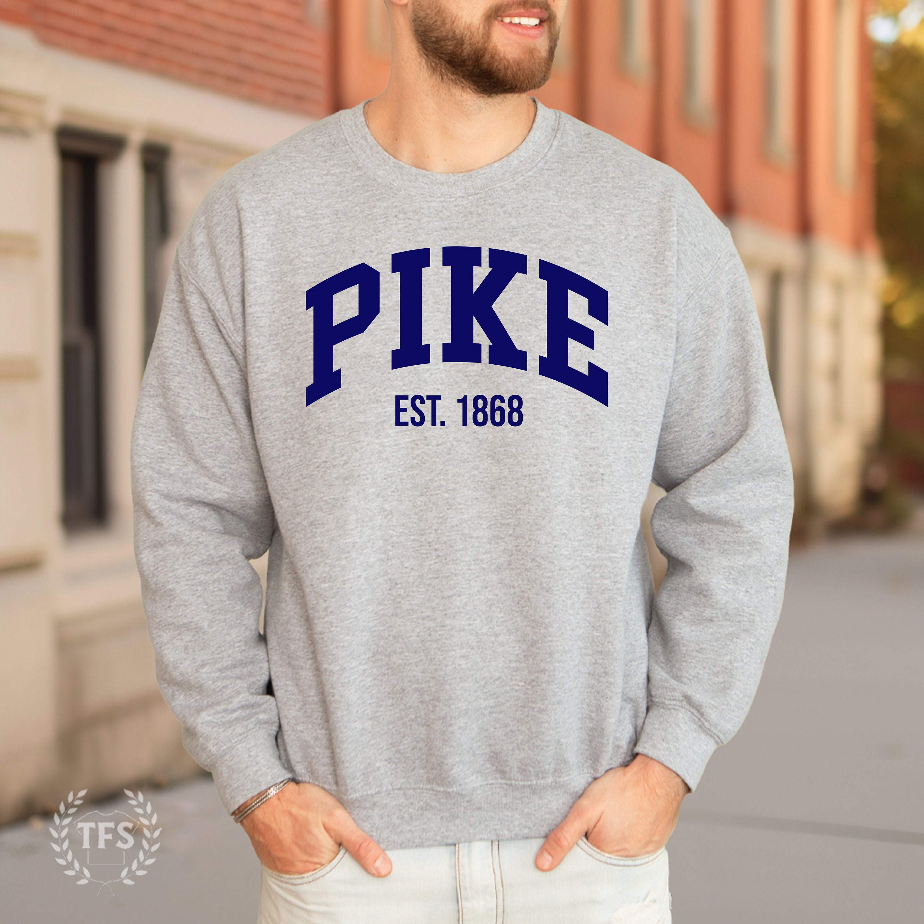 Pi Kappa Alpha Fraternity College Comfy Soft Crewneck Sweatshirt | Pi Kappa Alpha Fraternity Greek Life Sweatshirt Gift | Pike Sweatshirt