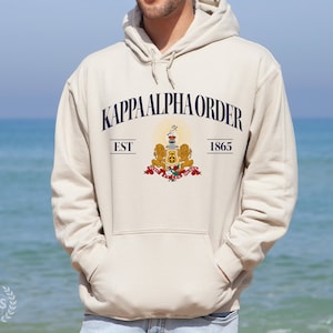 Kappa Alpha Order Fraternity College Comfy Soft Crewneck Sweatshirt | Kappa Alpha Fraternity Greek Life Sweatshirt Gift