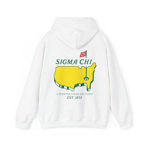 Sigma Chi Fraternity College Golf Comfy Soft Crewneck Sweatshirt | Golf Inspired Sigma Chi Fraternity Greek Life Sweatshirt Gift