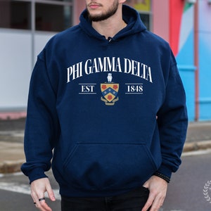 Phi Gamma Delta, Fleece Jacket, FIJI Fleece Zip Jacket, Phi Gamma 