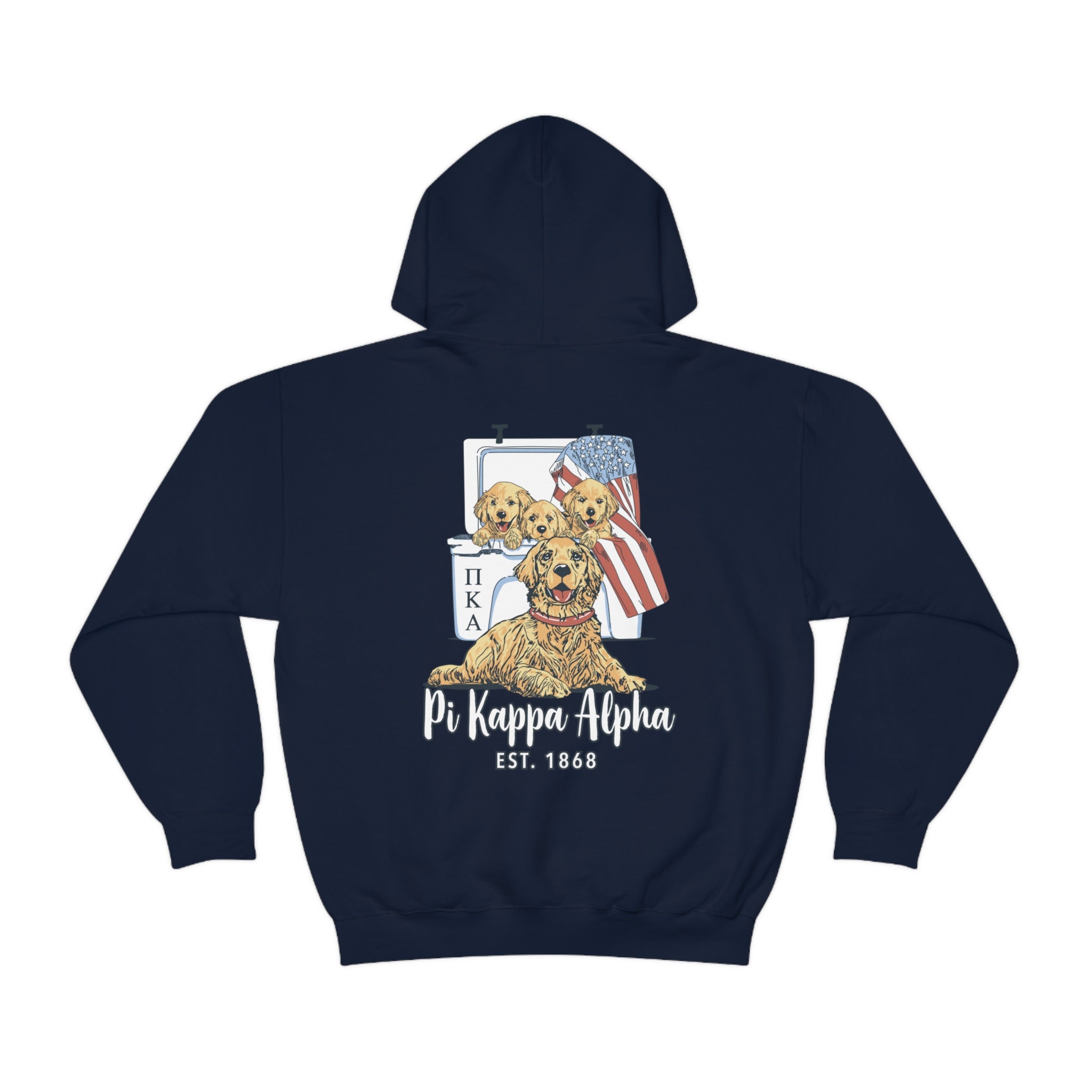Pi Kappa Alpha Fraternity Hoodie Sweatshirt Golden Retriever Cooler Pike Fraternity Hoodie Soft Comfy Fraternity Sweatshirt Gift Etsy UK