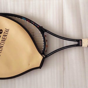 Custodia per racchetta da tennis retrò con logo Siam InterContinental Hotel (26 x 36 cm)