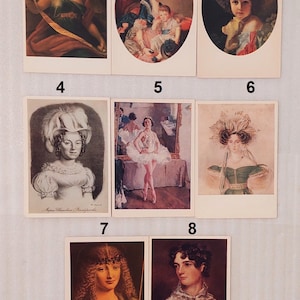 Postkarten mit Frauenportraits (eine Ausnahme)