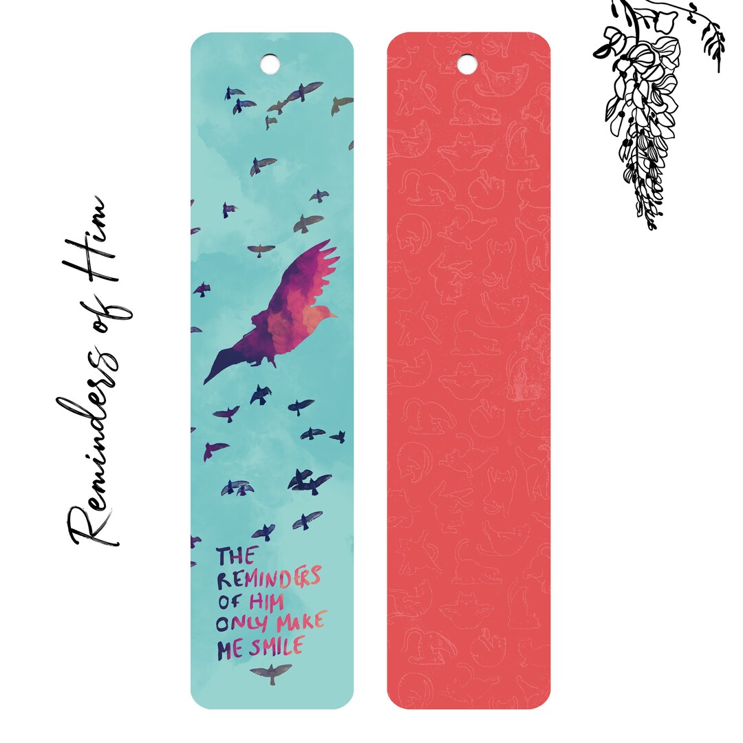Signet Bookmarks BOOKMARK Reminders of Him / SIGNET Reminders of Him - Etsy