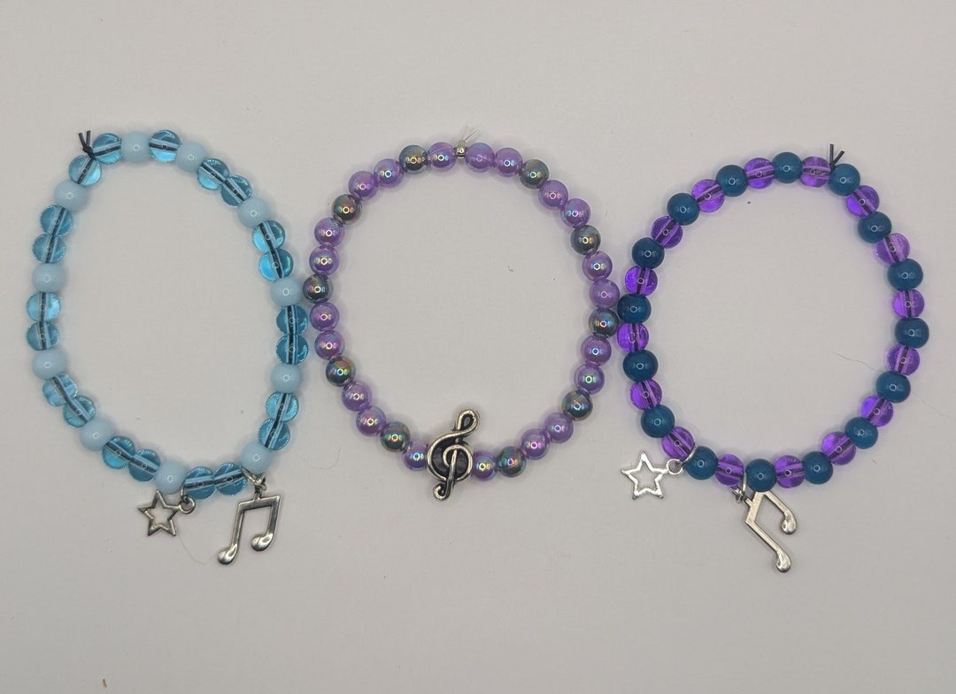 Bead Notes Musical Notes Bead Bracelets - Etsy