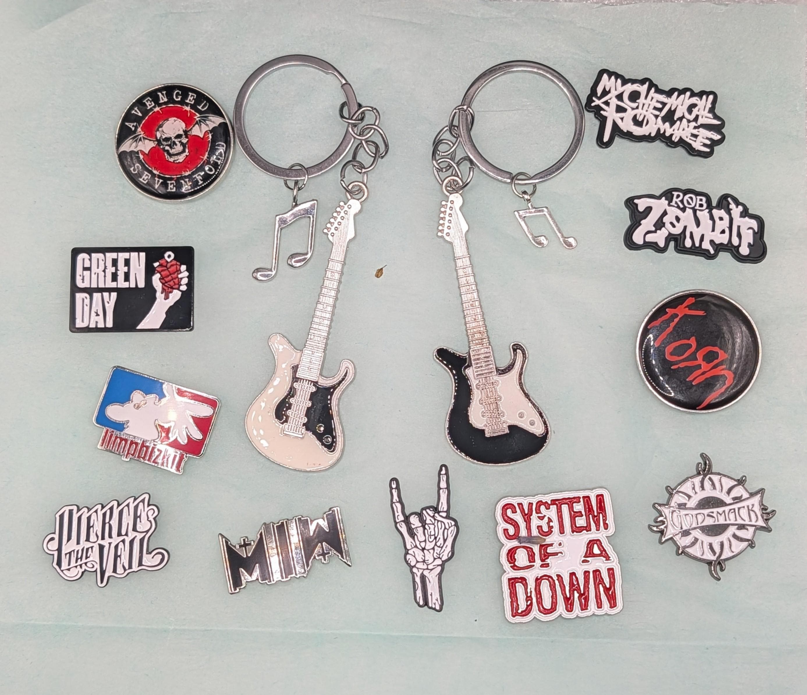 Rock Band Pin Badges - Etsy